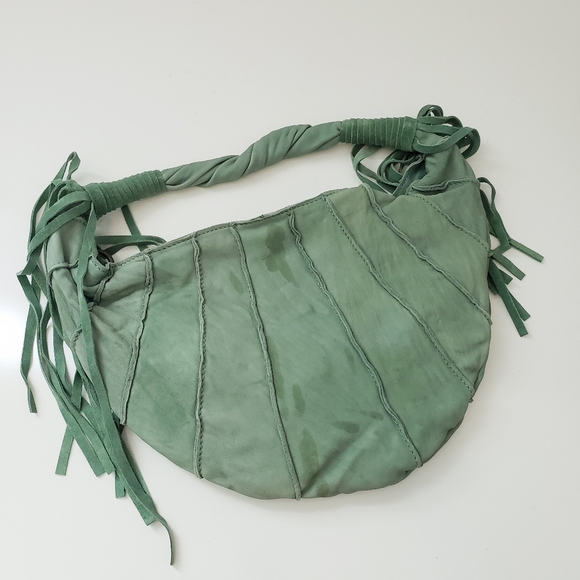 Lucky Brand Fringe Y2K Tassel Hobo Sholder Bag - Picture 5 of 7